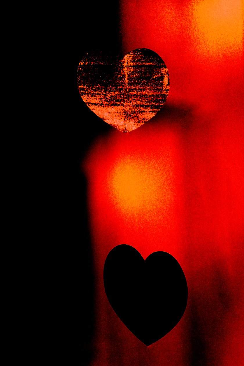 Two Hearts, from the series Hearts, 2016 by Alice Gur Arie