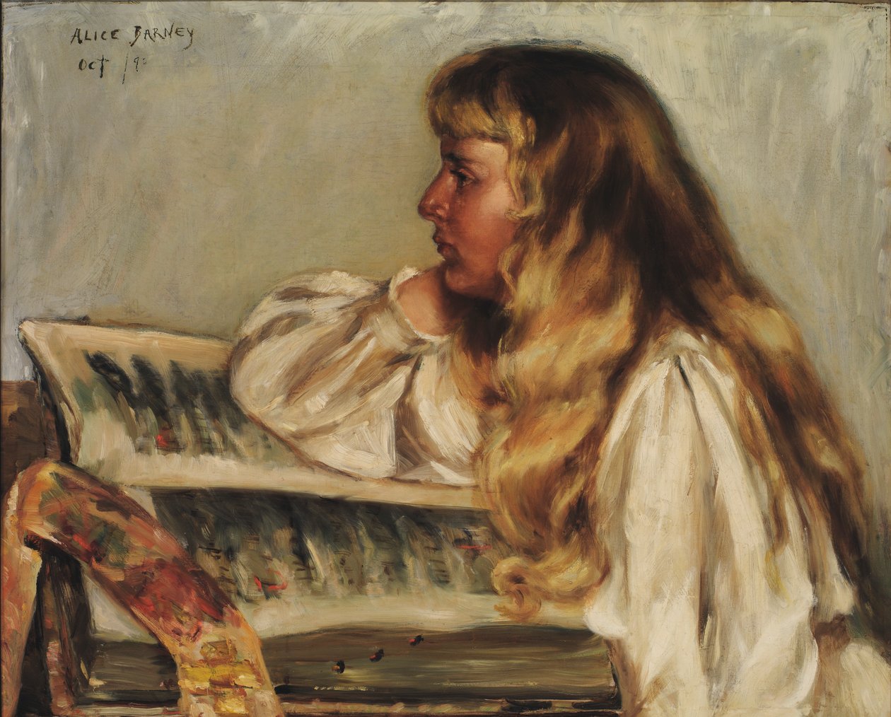Natalie and Missal, 1890 by Alice Pike Barney