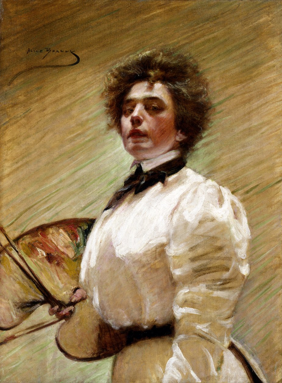 Self-Portrait with Palette by Alice Pike Barney