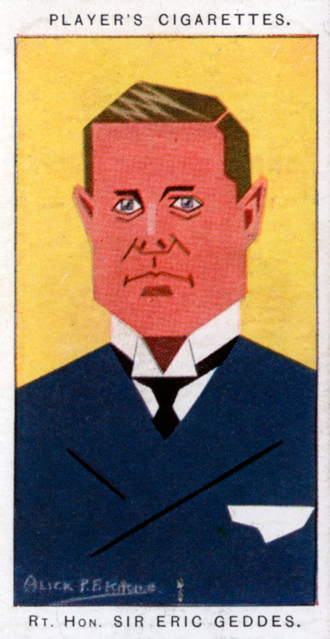 Sir Eric Campbell Geddes, British politician by Alick P. F. Ritchie