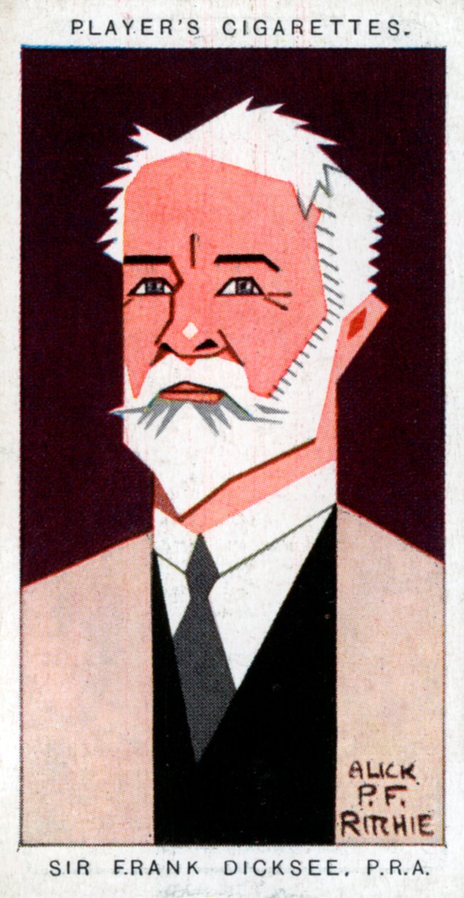 Sir Francis Bernard Dicksee, British painter, 1926 by Alick P. F. Ritchie