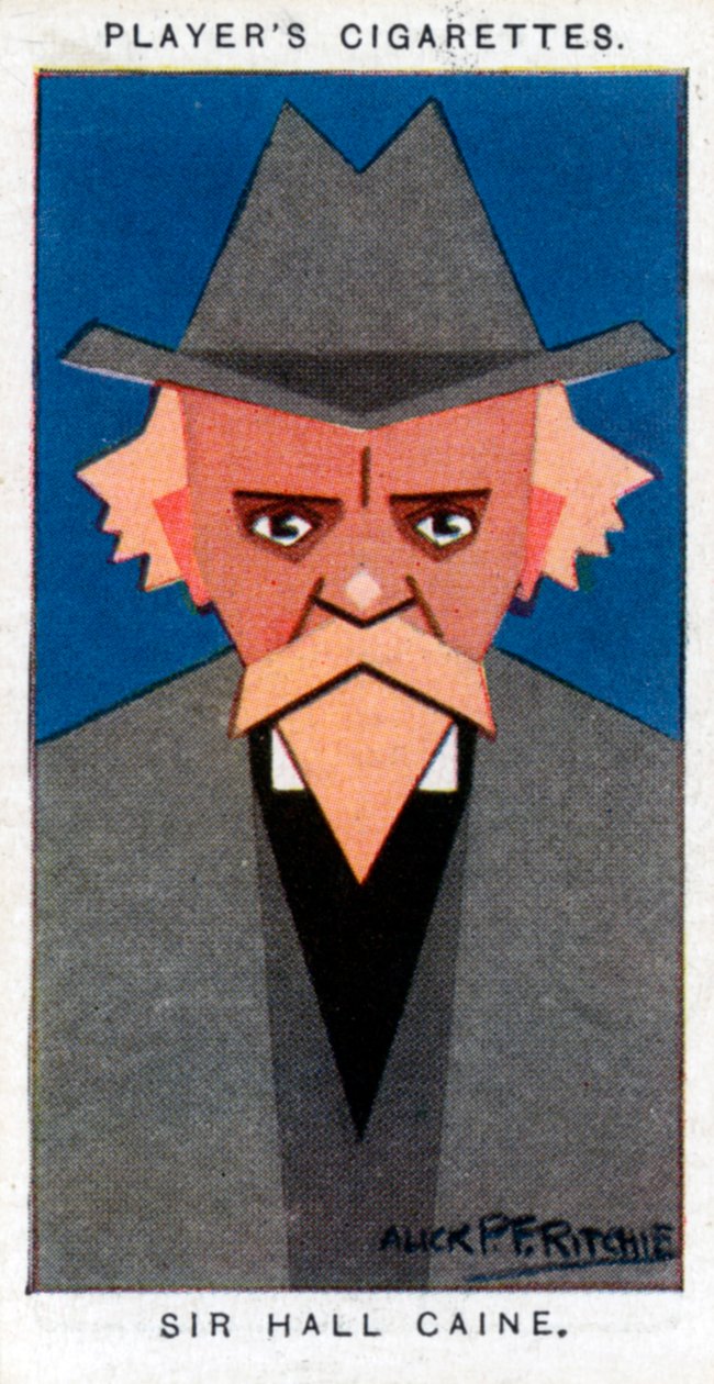 Sir Hall Caine, British novelist by Alick P. F. Ritchie