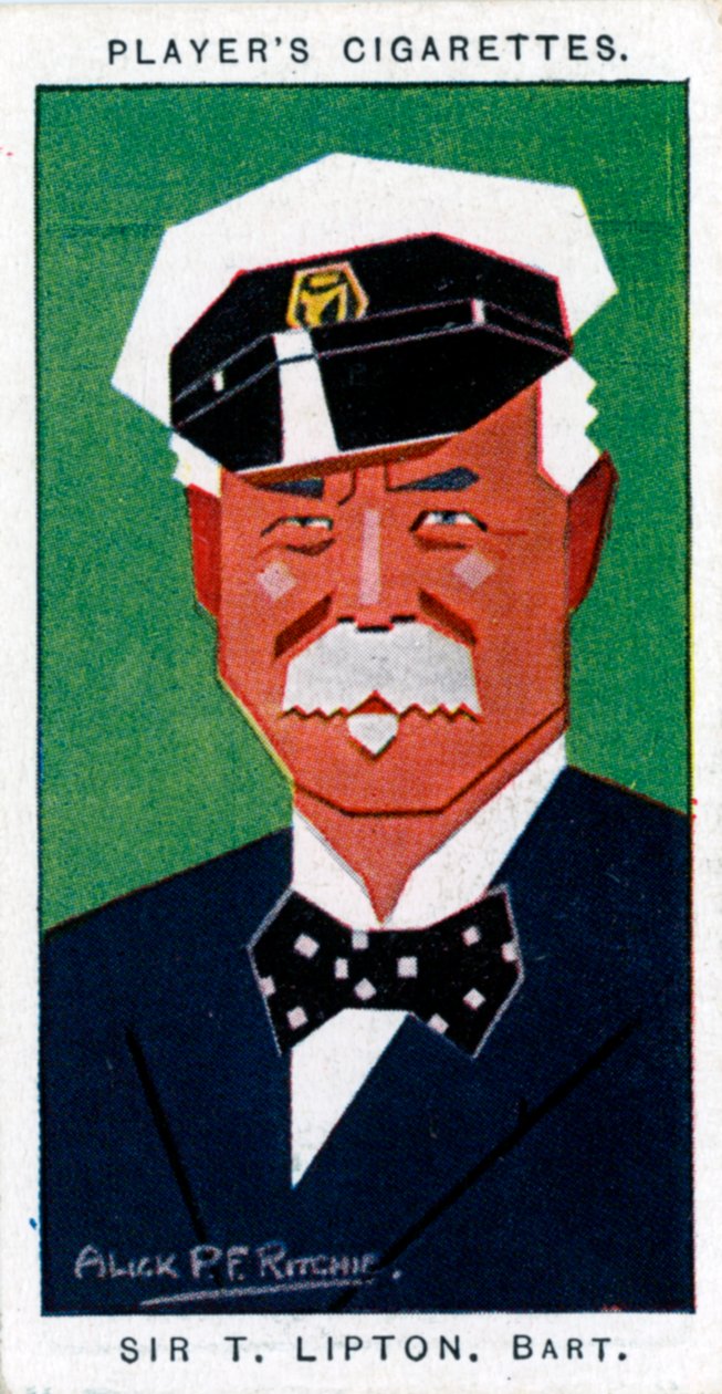 Sir Thomas Johnstone Lipton, 1st Baronet, British Grocer and Yachtsman by Alick P. F. Ritchie