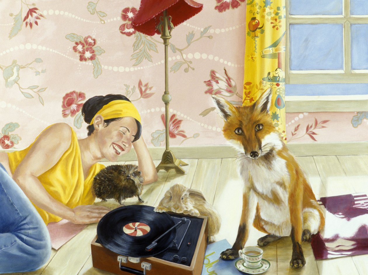 Our Fabulous Babysitter by Alix Contemporary Artist Soubiran Hall