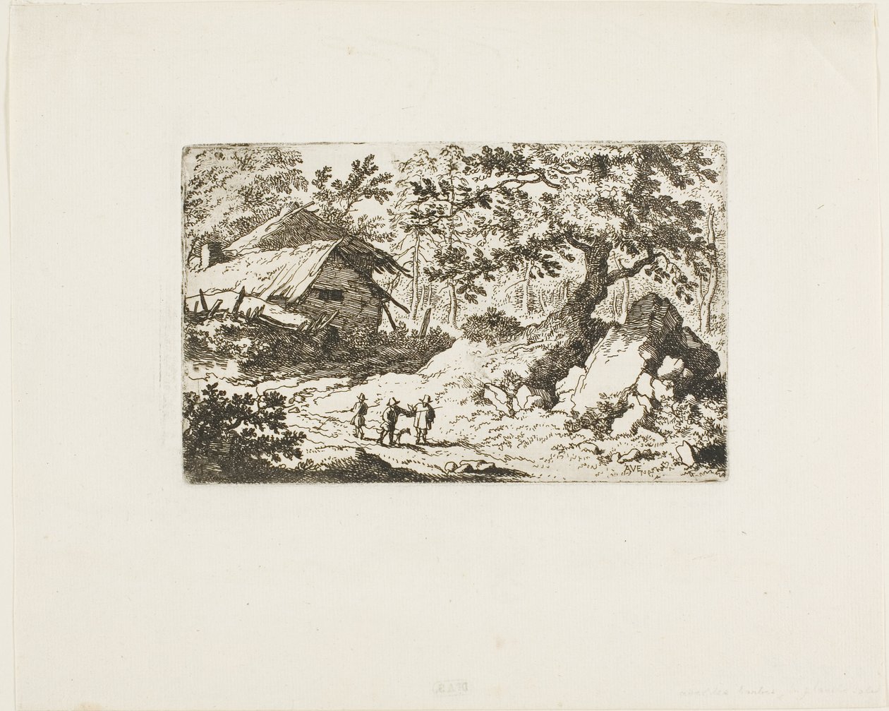 The Ruined Hut by Allaert van Everdingen
