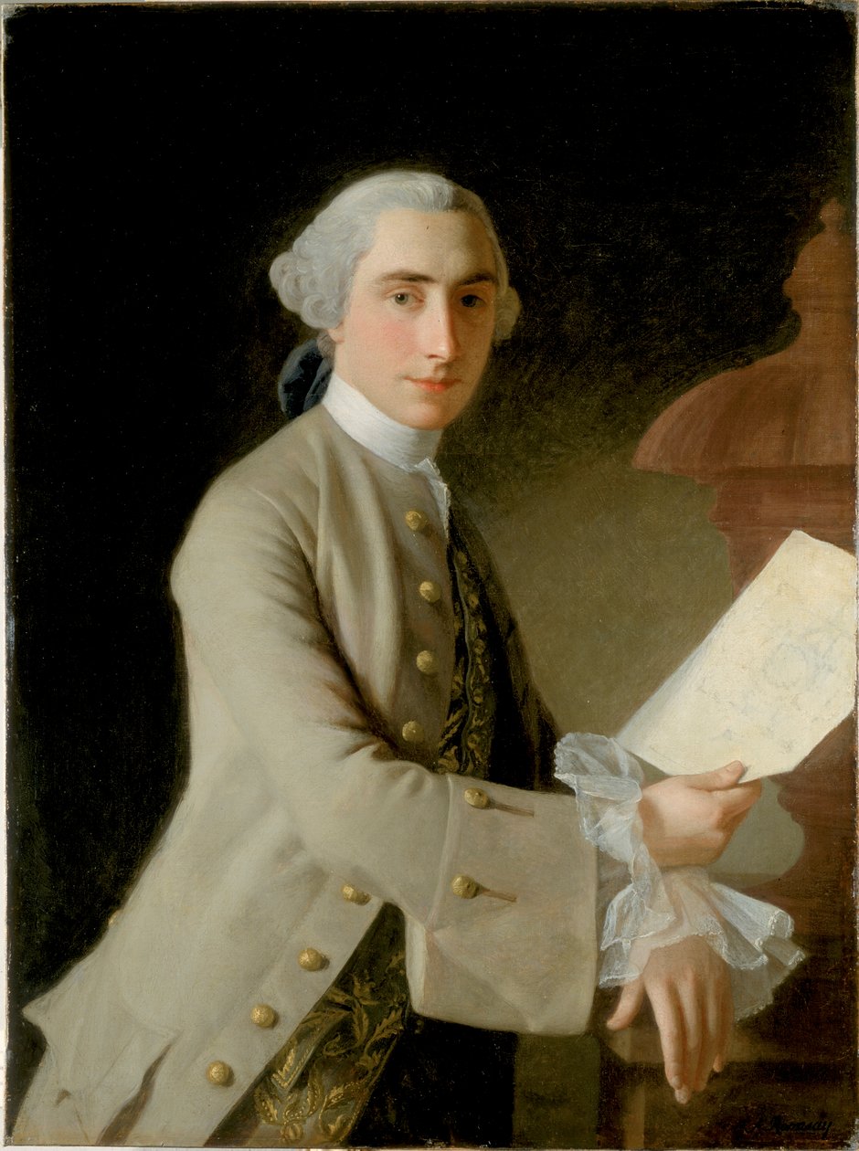 Portrait of James Adam, 1754 by Allan Ramsay