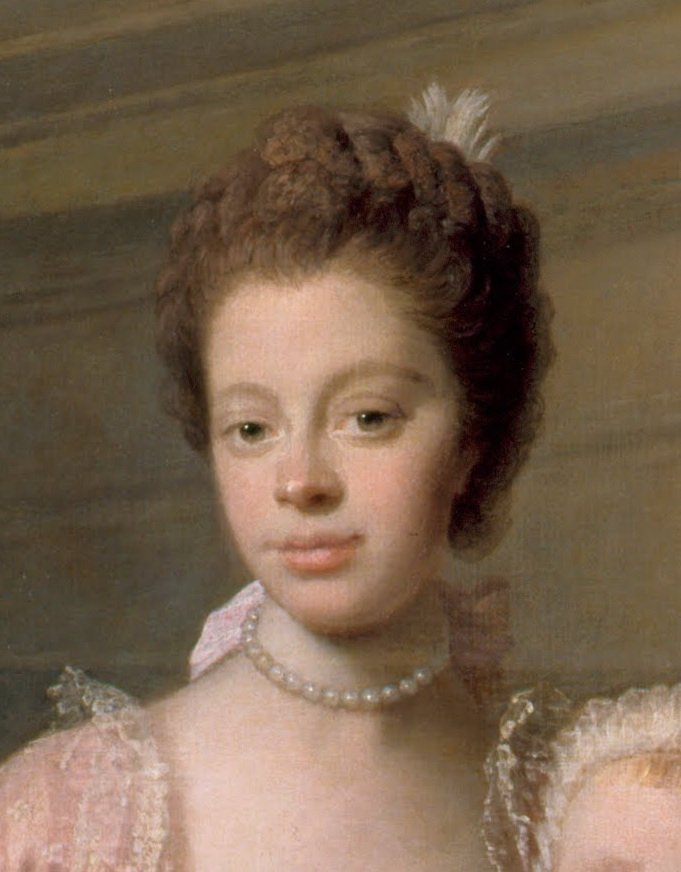 Queen Charlotte with Her Two Eldest Sons by Allan Ramsay