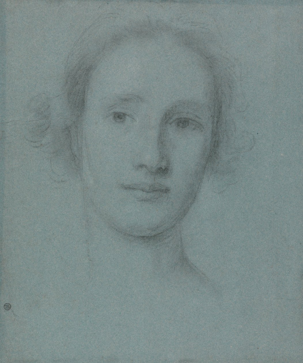 Head of a Young Woman by Allan Ramsay