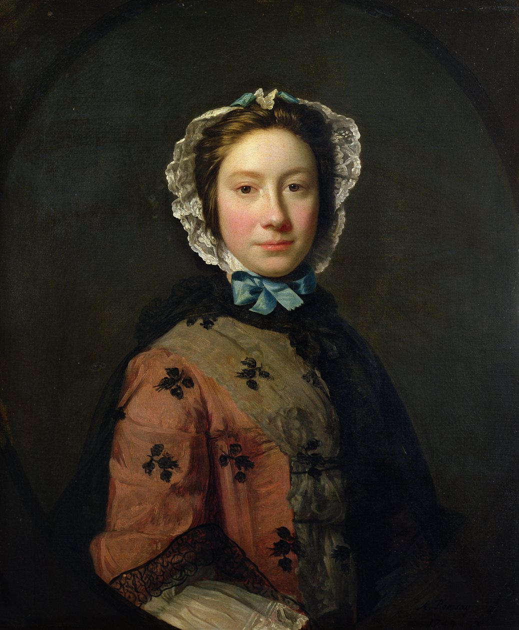 Rosamond Sargent, nee Chambers, 1749 by Allan Ramsay