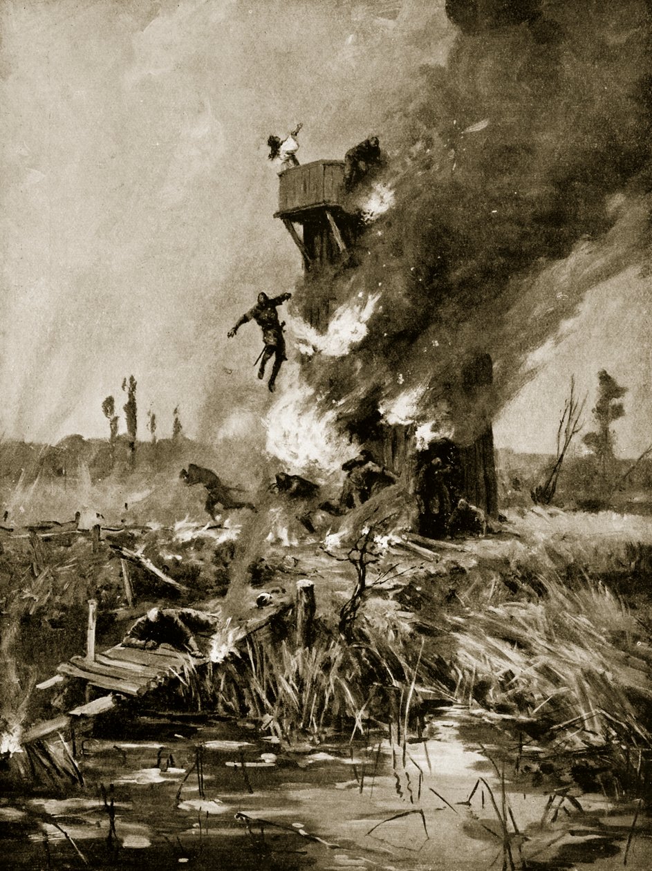 The Burning of the Sorceress Outside Ely by Allan Stewart