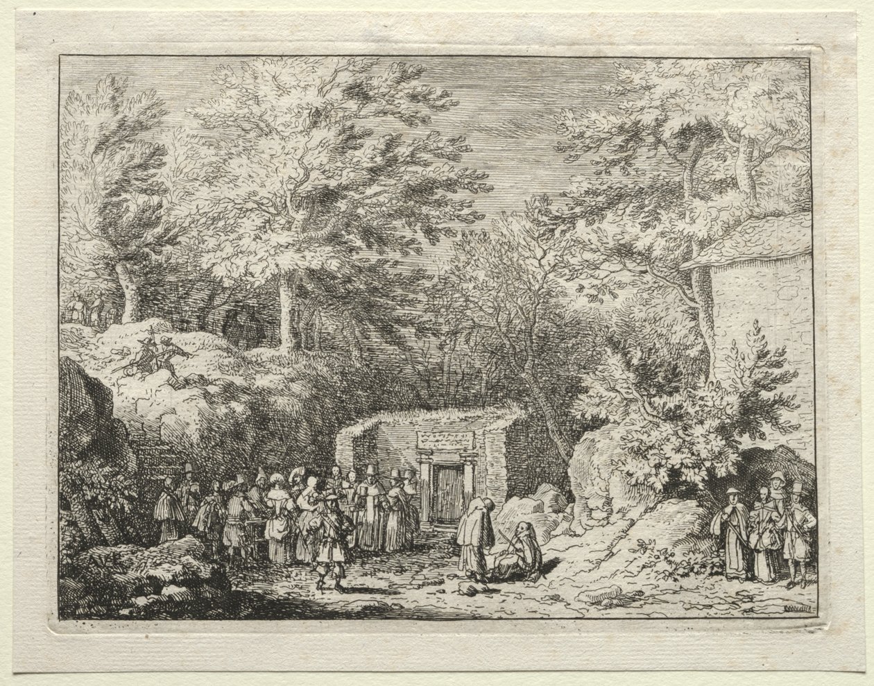 Four Springs in and around Spa: The Fourth Spring, The Spring at Sauvenière by Allart van Everdingen