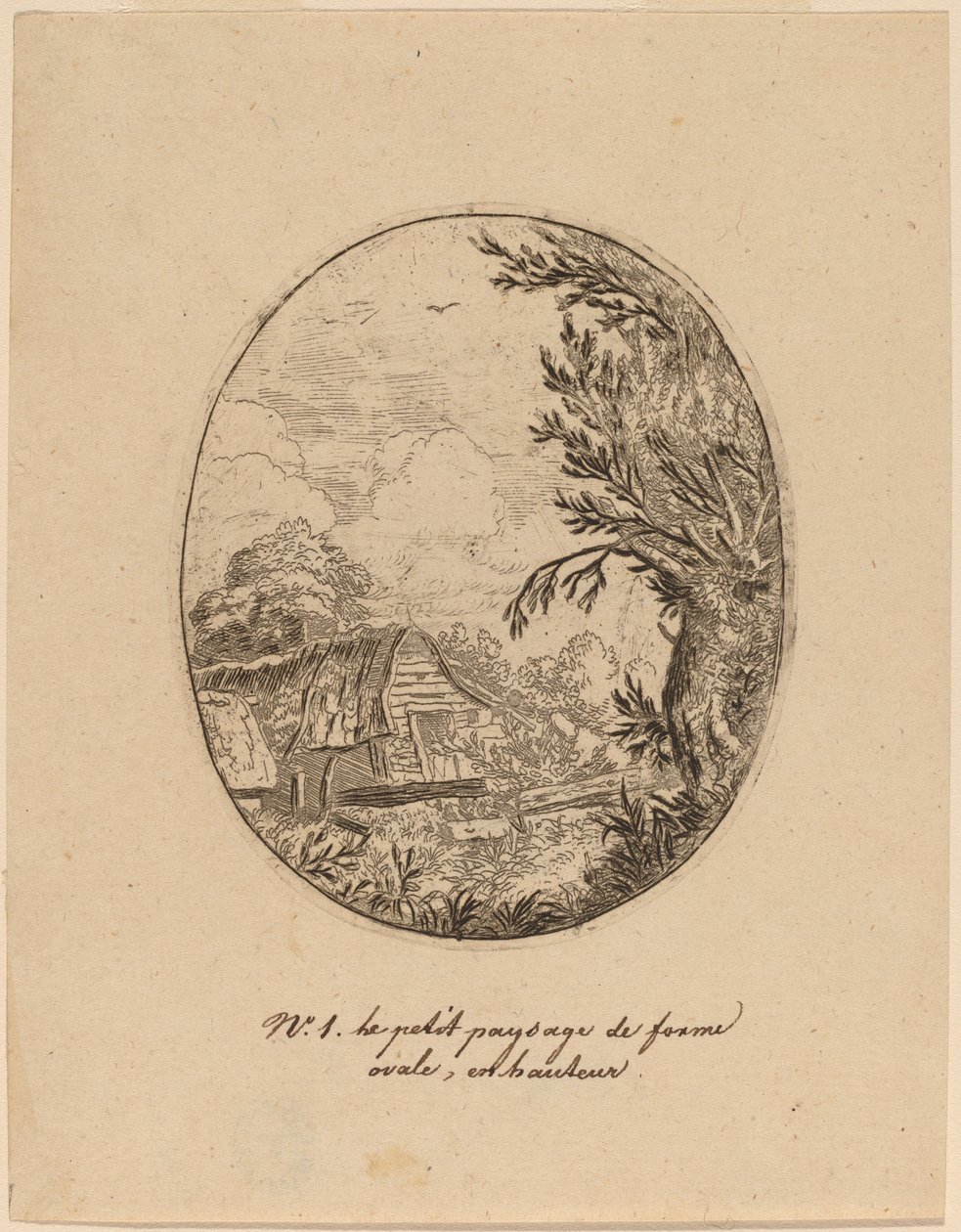 Hamlet between the Trees by Allart van Everdingen