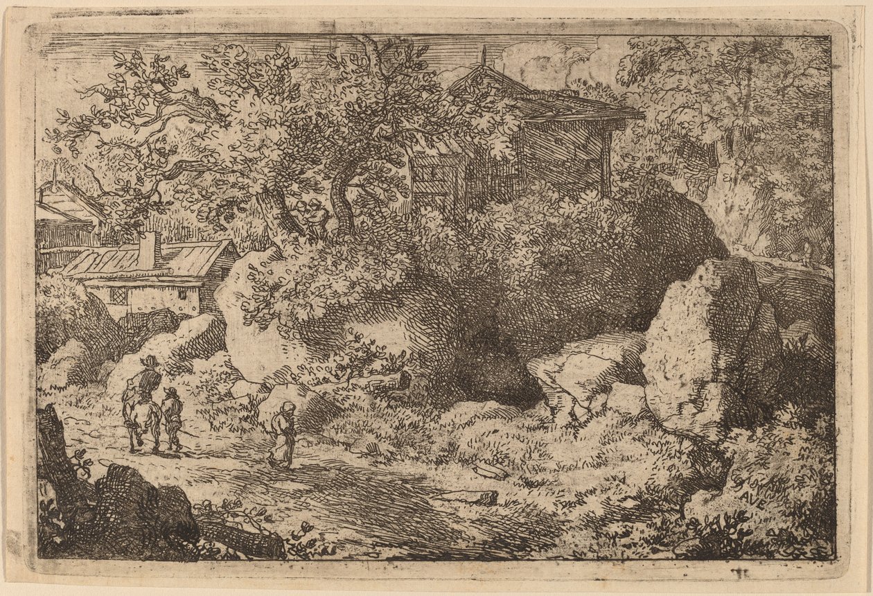 Peasant on Horseback by Allart van Everdingen