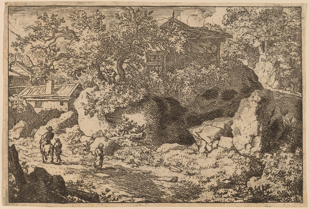 Peasant on Horseback by Allart van Everdingen