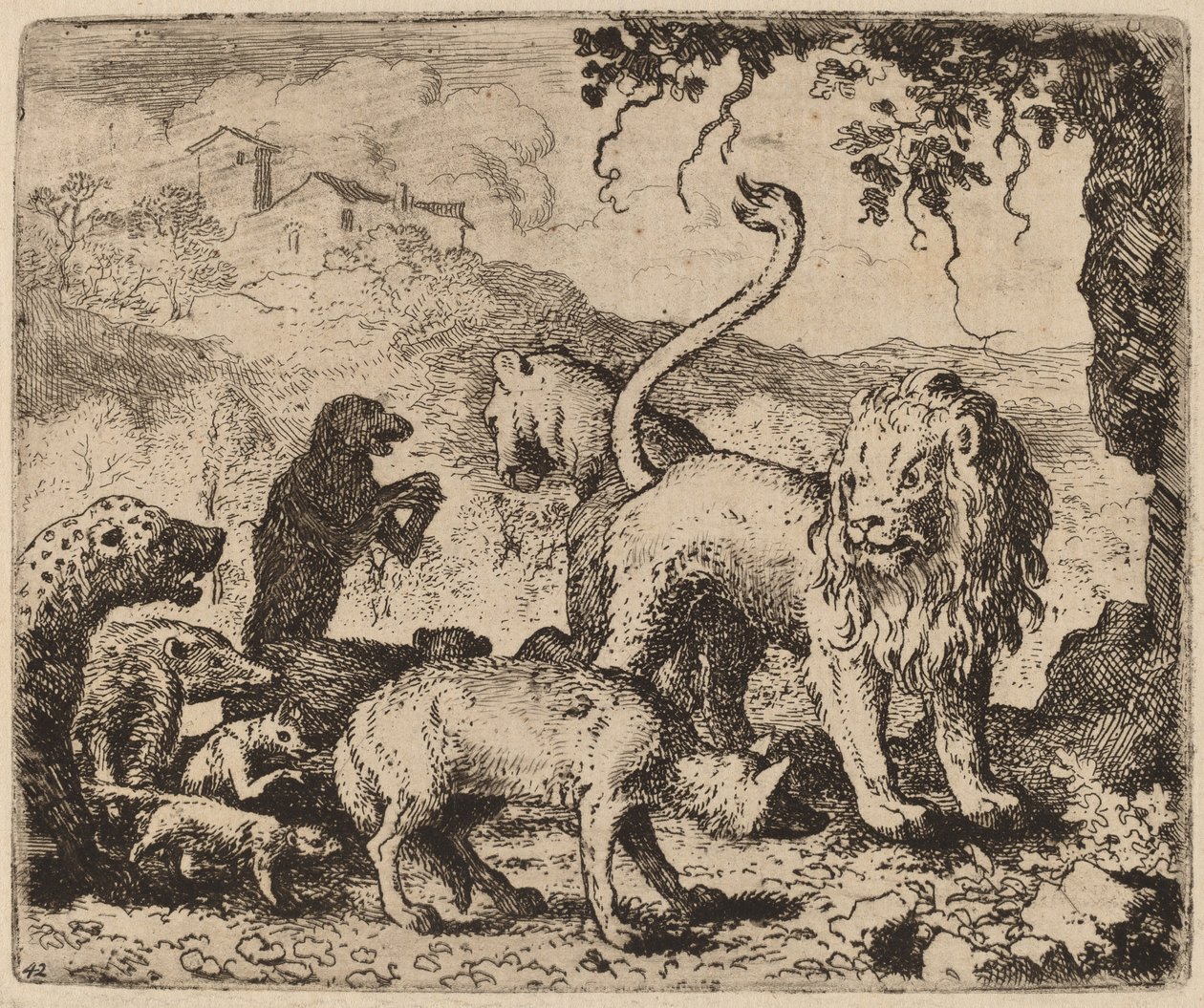 Reynard Accused by Allart van Everdingen