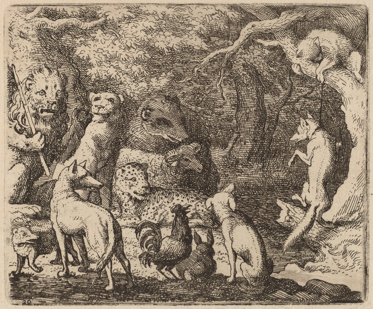 Reynard Asks Permission to Speak by Allart van Everdingen