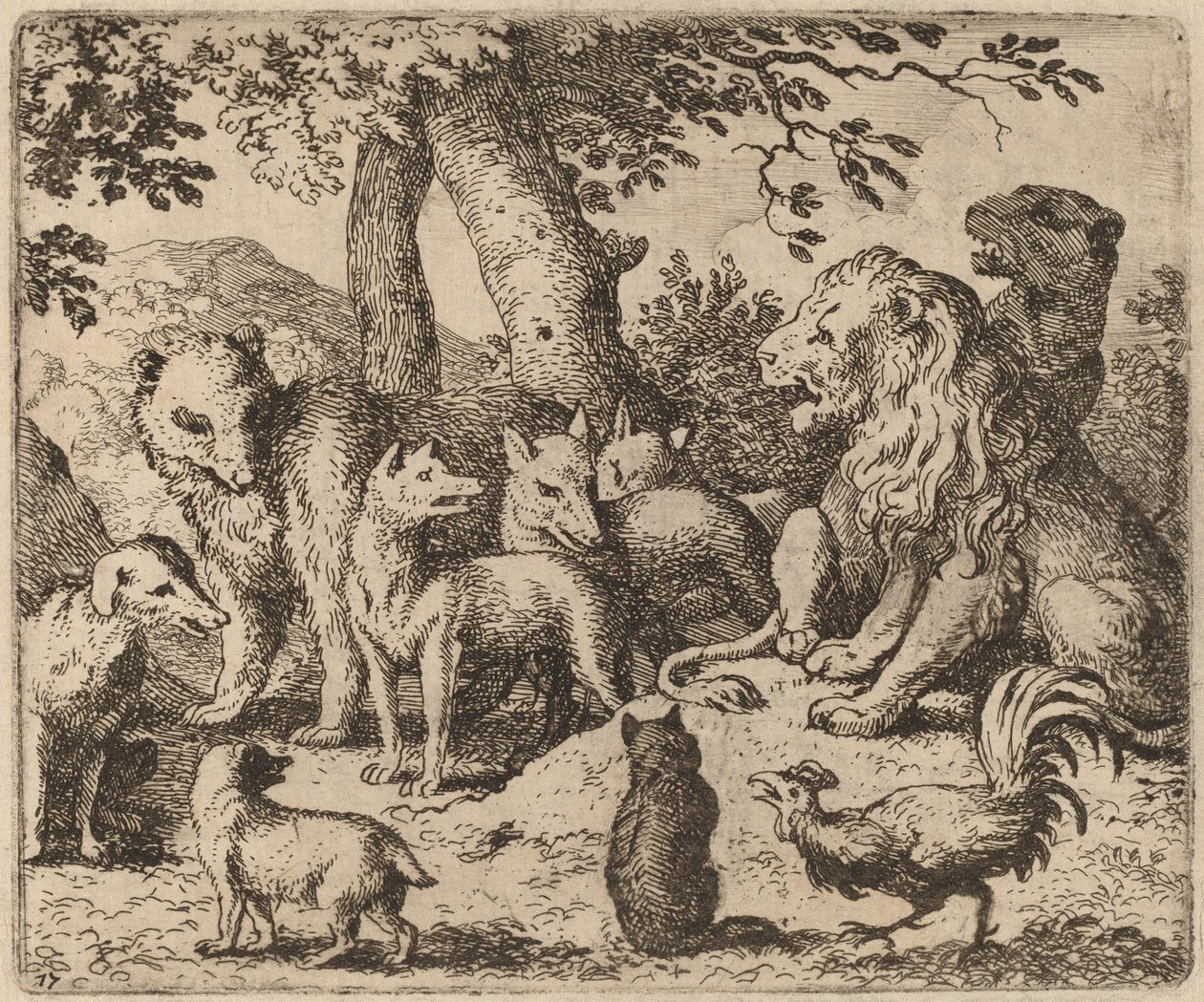 Reynard Attempts to Clear Himself by Allart van Everdingen