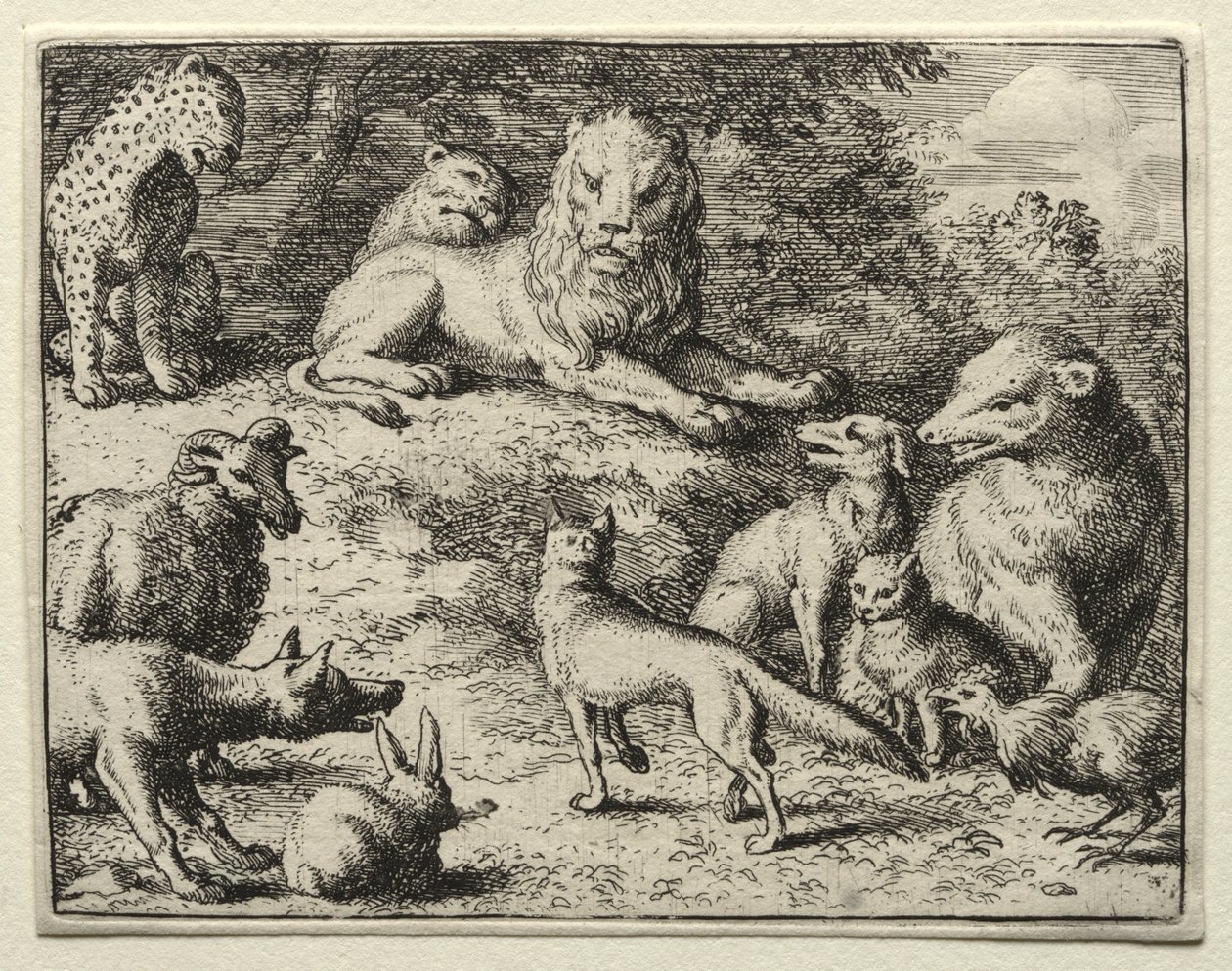 Reynard the Fox: Reynard Appears at Court by Allart van Everdingen