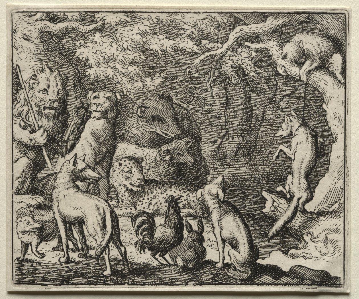 Reynard the Fox: Reynard Asks Permission to Confess by Allart van Everdingen