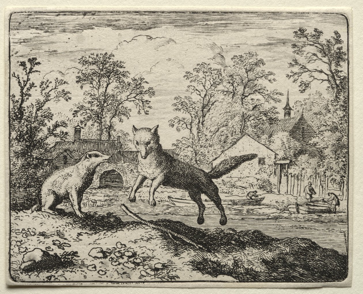 Reynard the Fox: Reynard Doing Penance by Allart van Everdingen