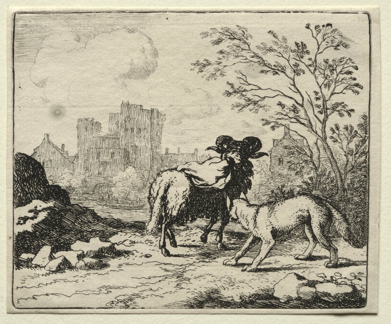 Reynard the Fox: Reynard Sends a Packet to the Lion by Allart van Everdingen