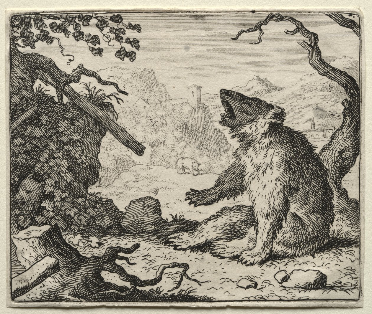 Reynard the Fox: The Bear Calls Reynard to Court by Allart van Everdingen