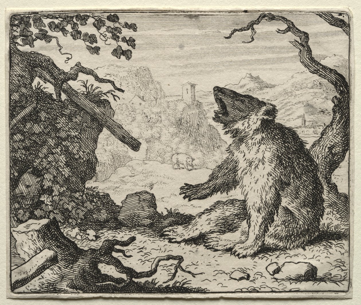 Reynard the Fox: The Bear Calls Reynard to Court by Allart van Everdingen