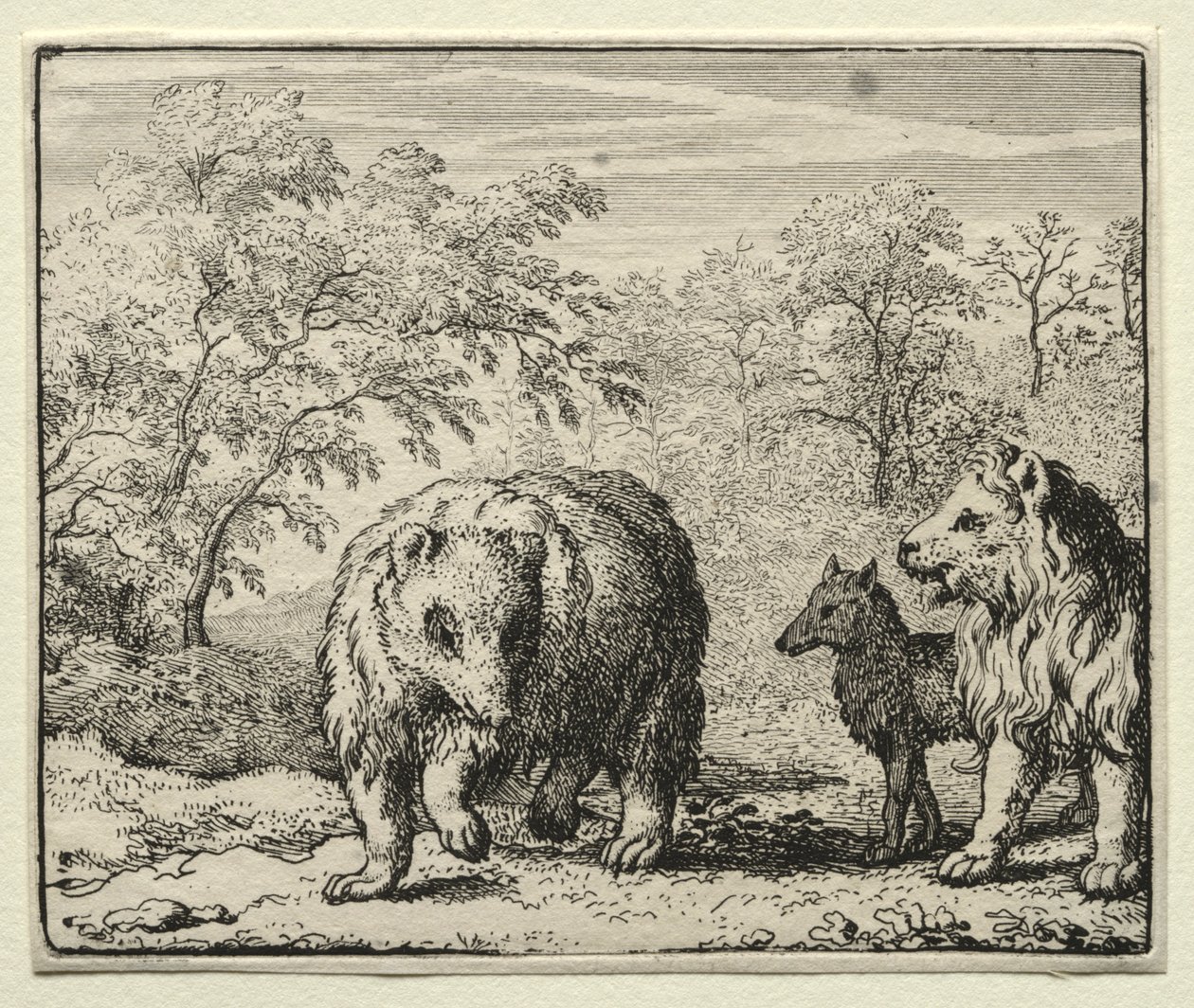 Reynard the Fox: The Freeing of the Wolf and the Bear by Allart van Everdingen