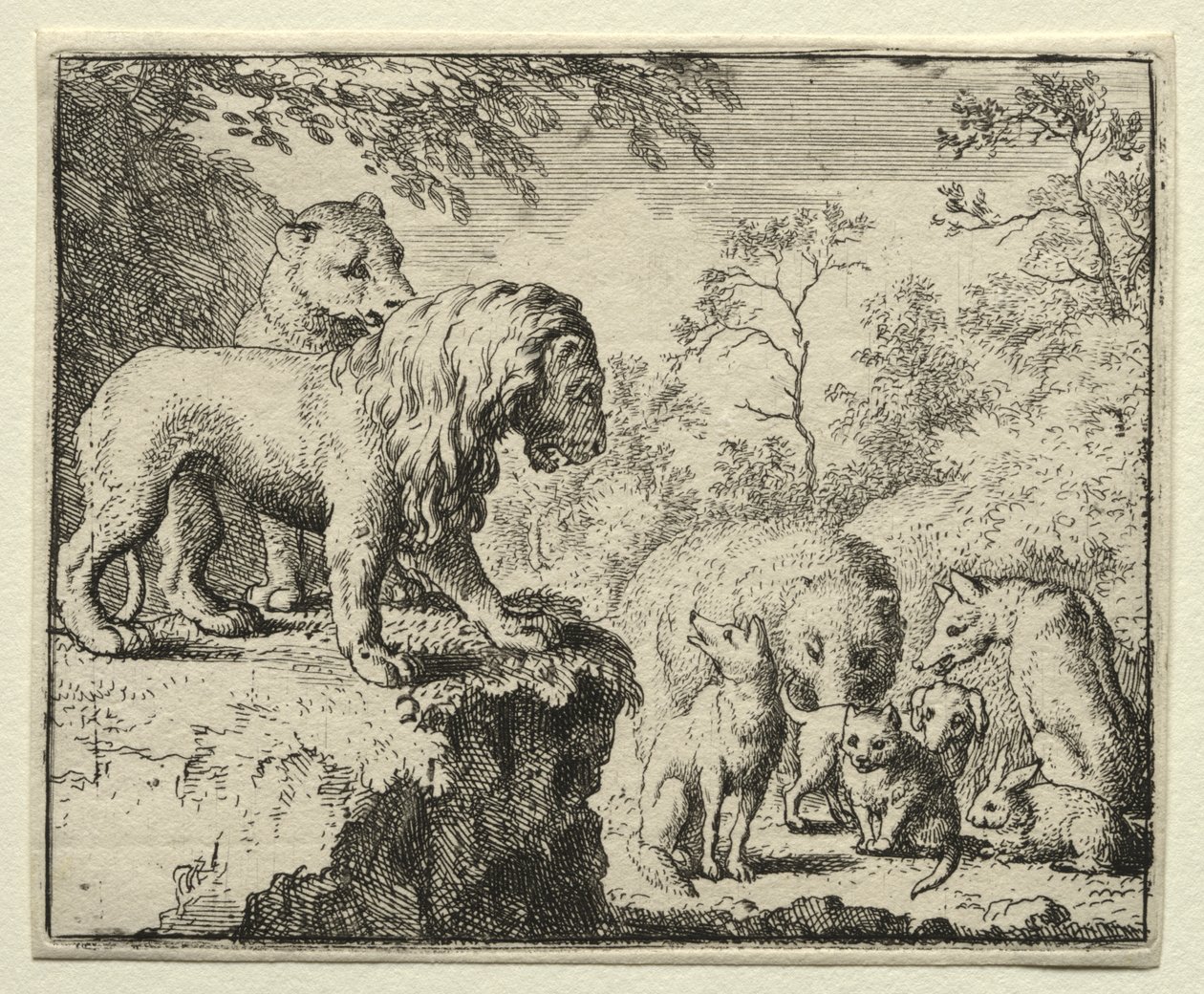 Reynard the Fox: The Pardon of Reynard by Allart van Everdingen