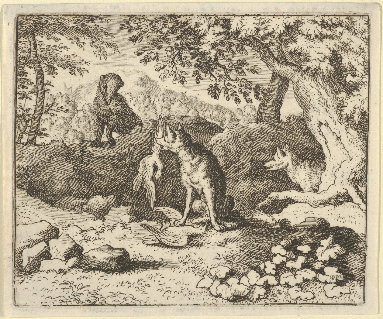 The Badger Hurries to Warn Renard of the Lion