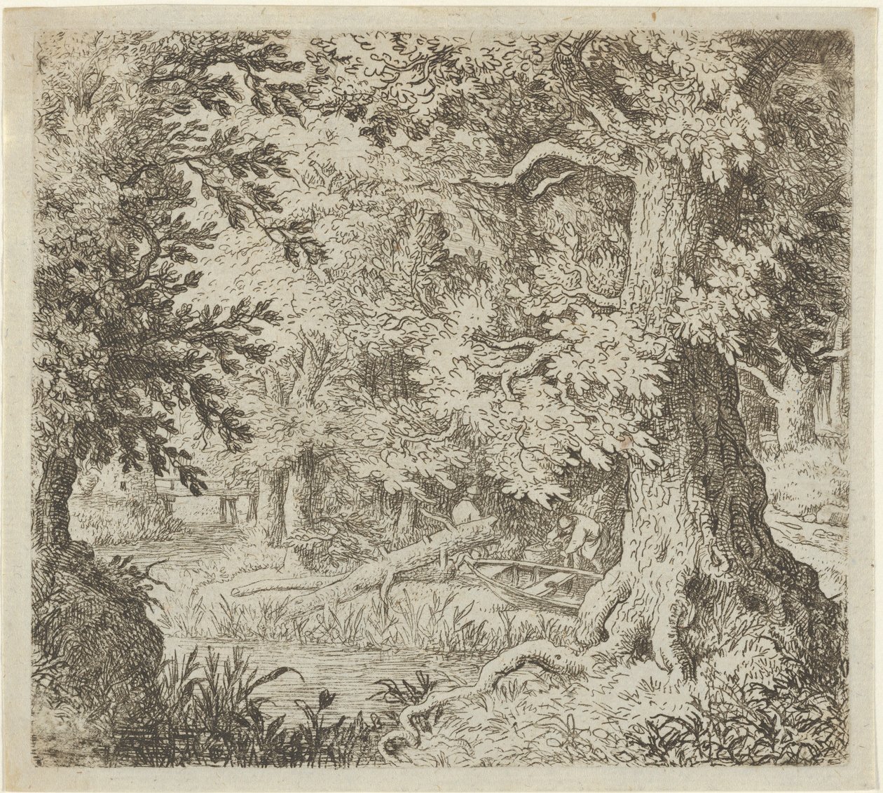 The Brook in the Wood, 17th Century by Allart van Everdingen