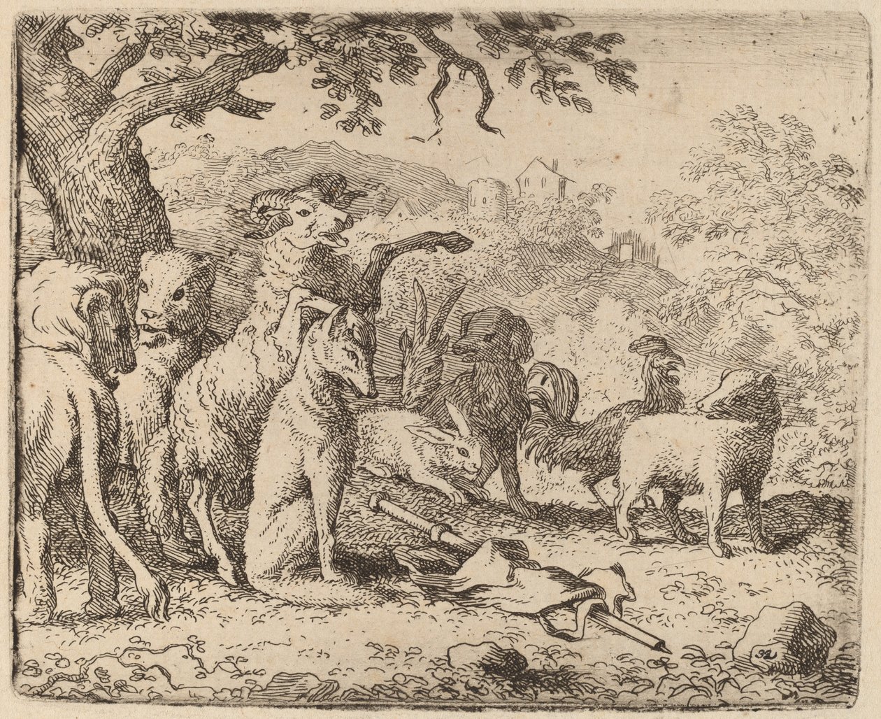 The Ram Blesses Reynard by Allart van Everdingen