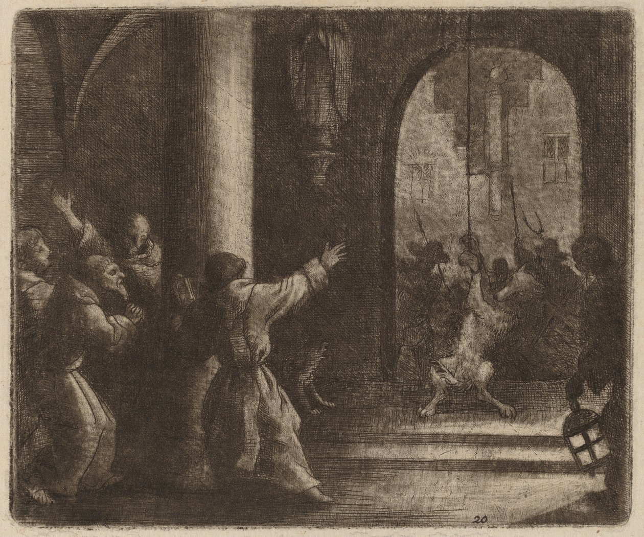 The Wolf and the Convent Bell by Allart van Everdingen