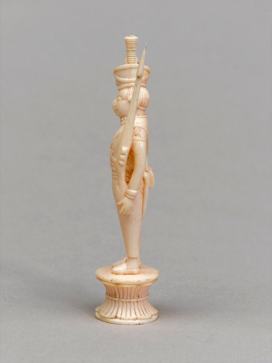 White Pawn, Chess Piece, India by Allen Edward Everitt