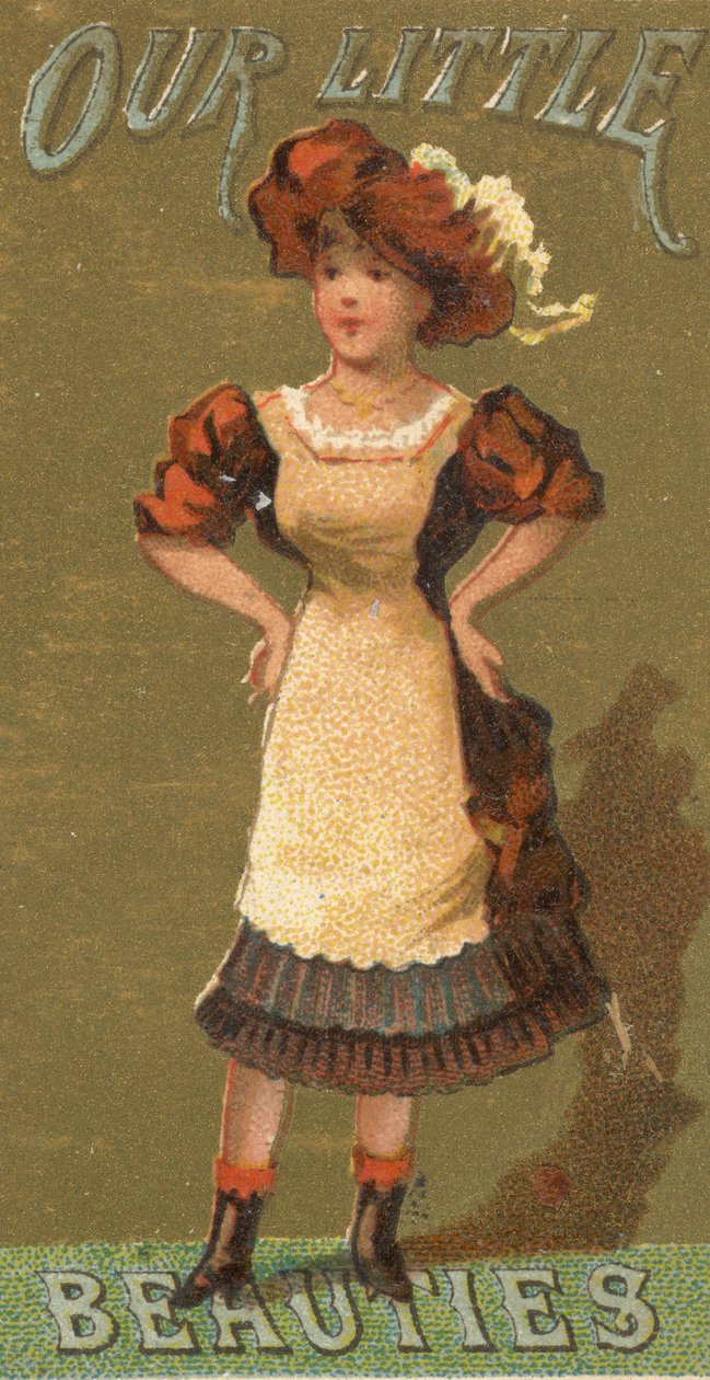 From the Girls and Children Series N58 Promoting Our Little Beauties Cigarettes by Allen and Ginter