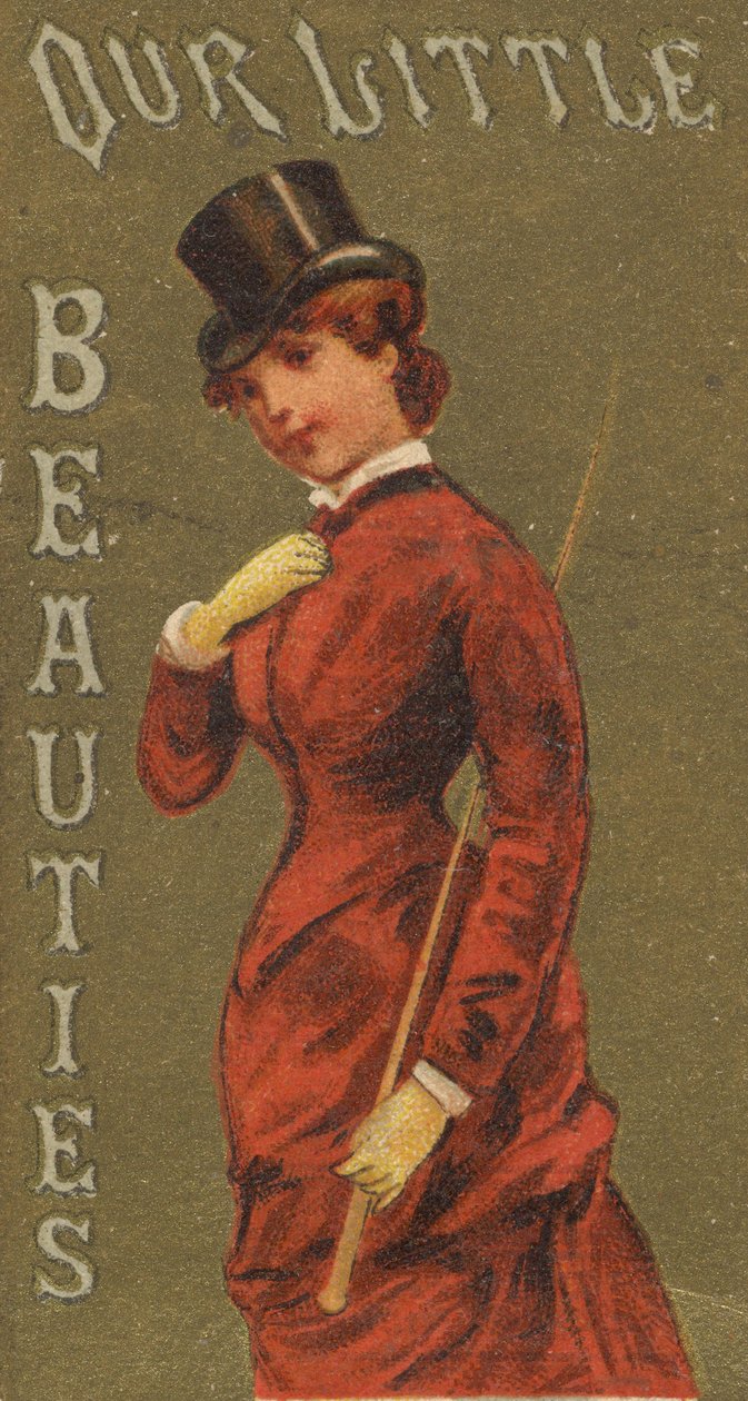 From the Girls and Children series N58 promoting Our Little Beauties Cigarettes, 1887 by Allen and Ginter