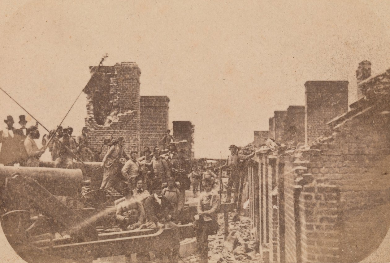 The Evacuation of Fort Sumter, April 1861 by Alma A. Pelot.