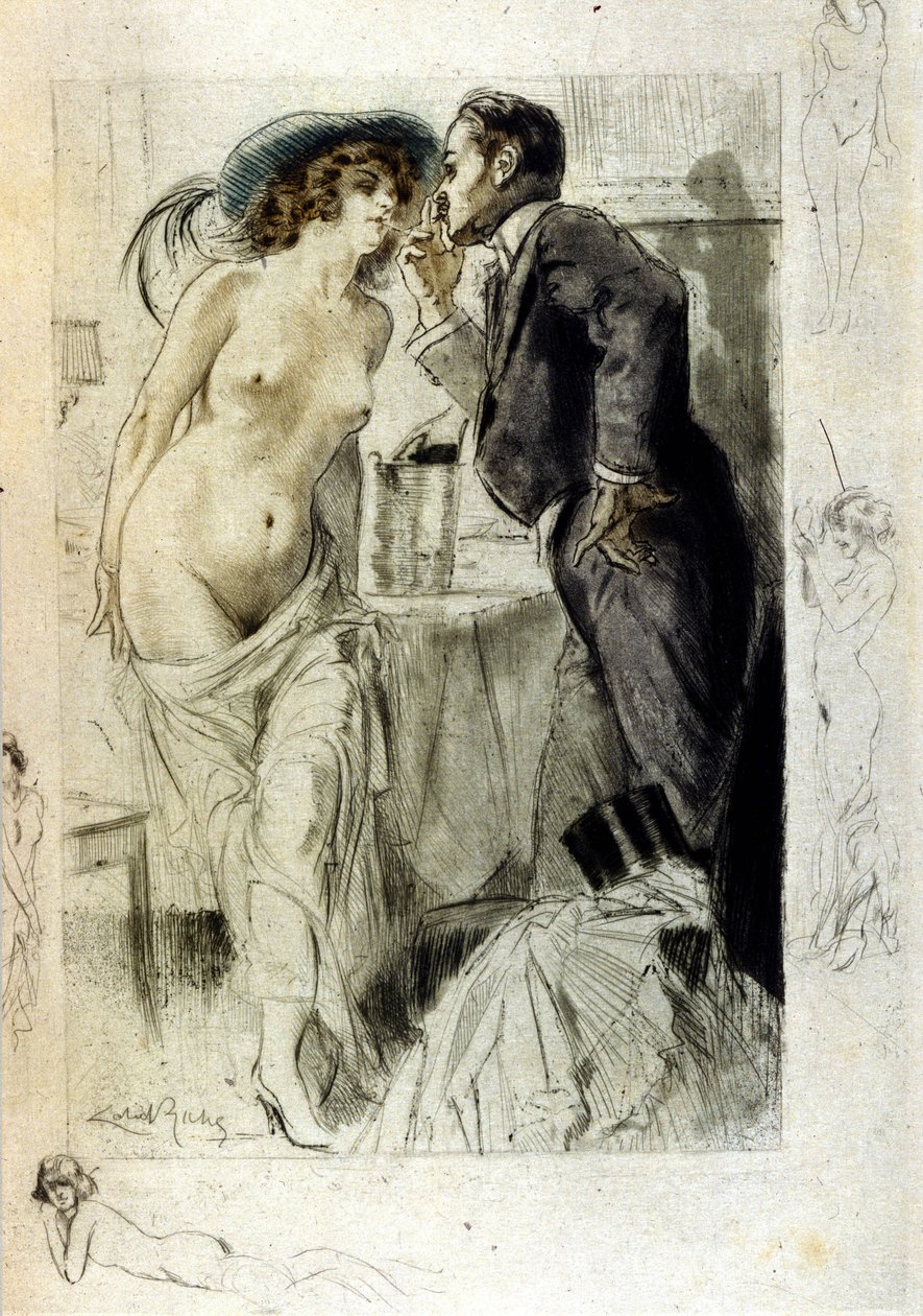 Illustration by Almery Lobel-Riche of 1926 for 