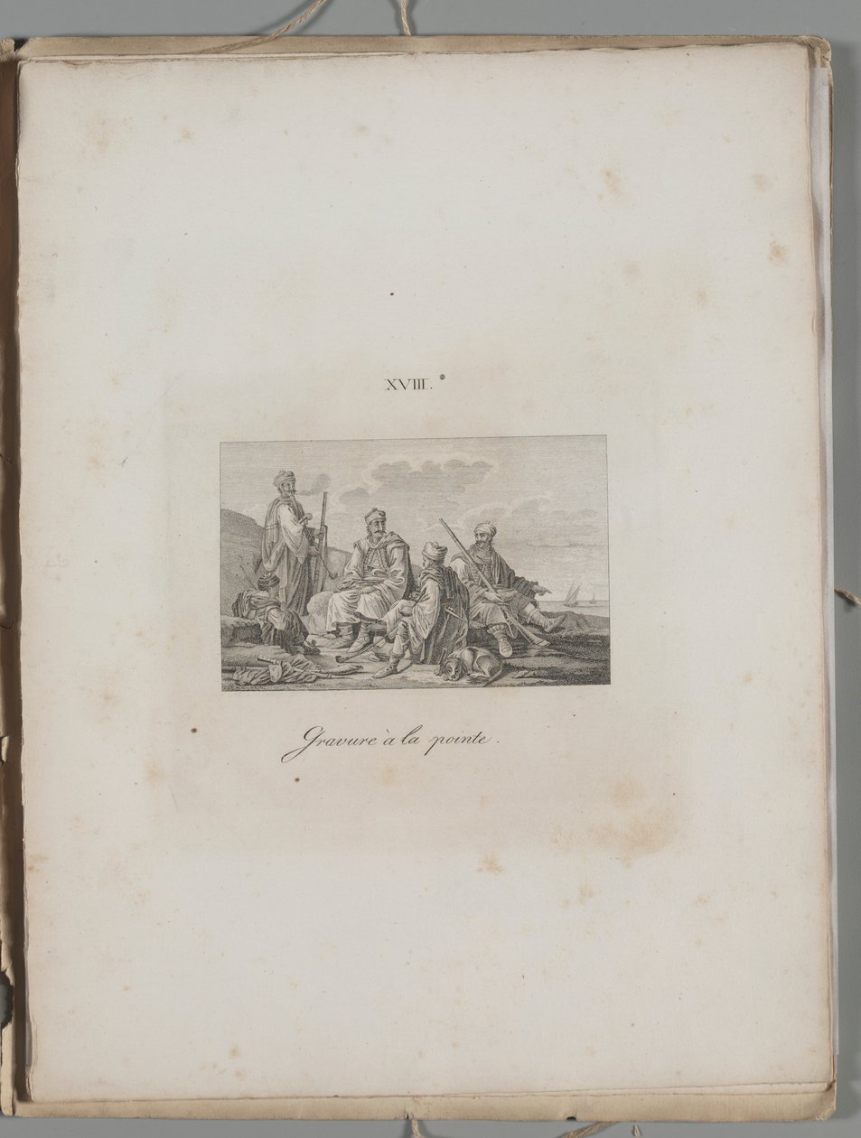 Art of the Lithograph: Albanian, Plate XVIII by Alois Senefelder