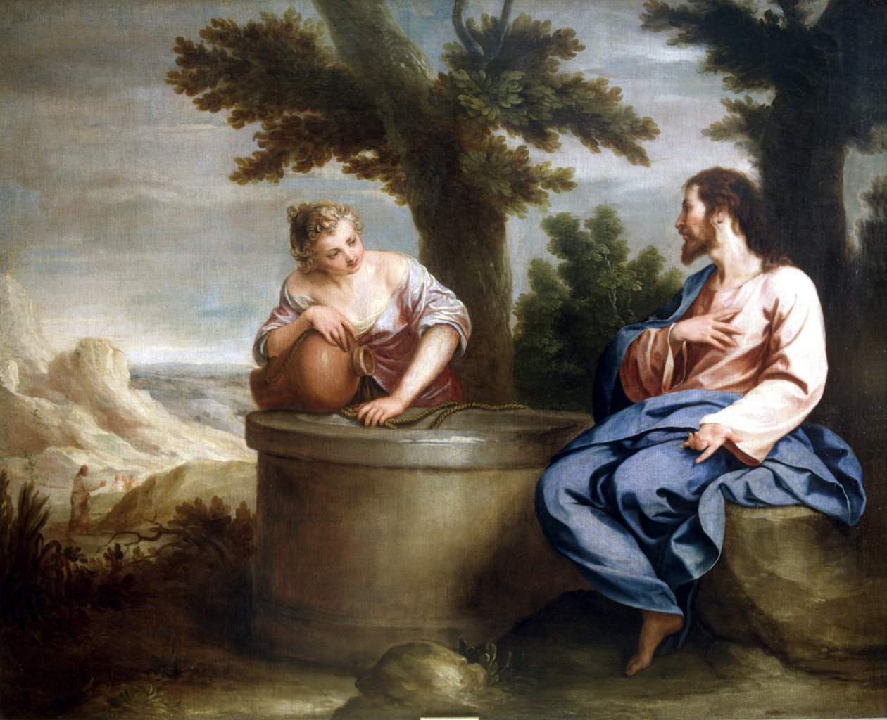 Jesus and the Samaritan, 17th Century by Alonso Cano