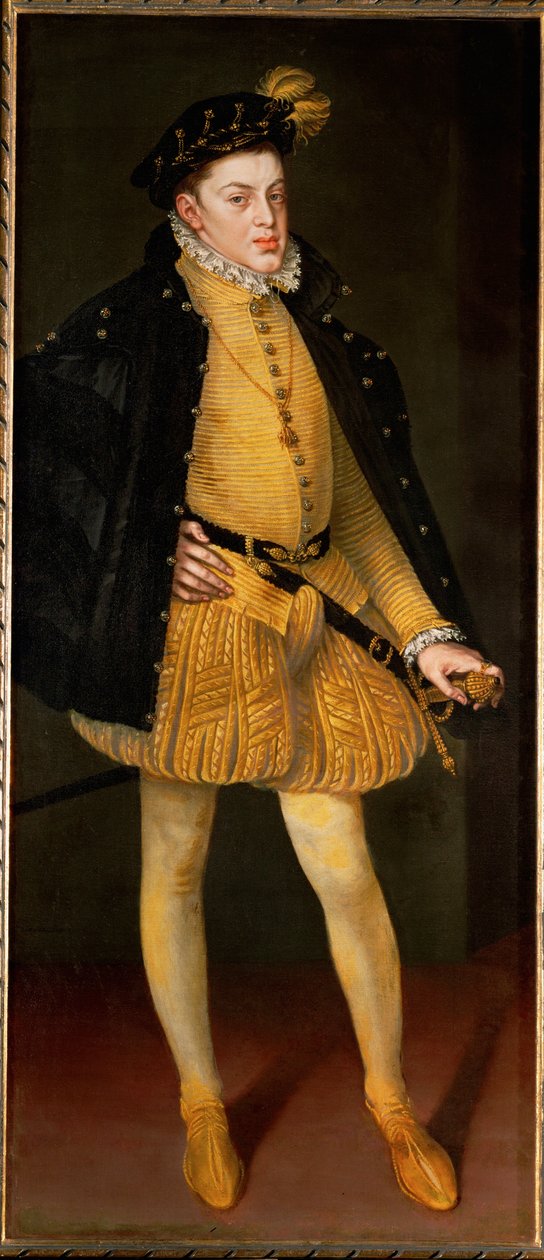 Infant Don Carlos, son of Philip II and his first wife and cousin Mary of Portugal by Alonso Sánchez Coello