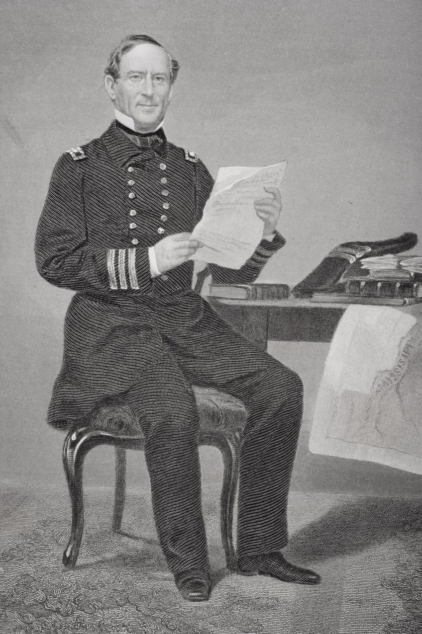 Portrait of Admiral David Glascoe Farragut by Alonzo Chappel