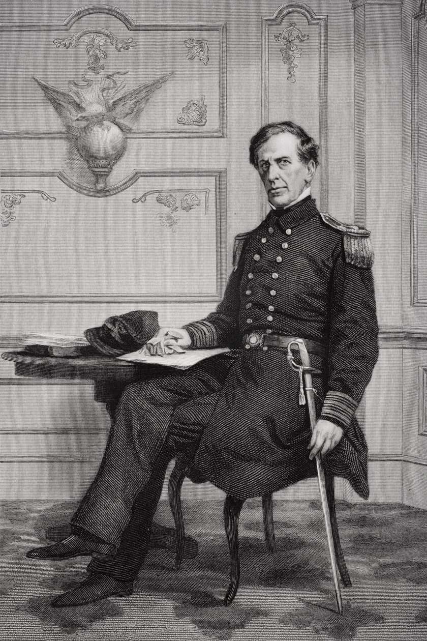 Portrait of Charles Wilkes by Alonzo Chappel