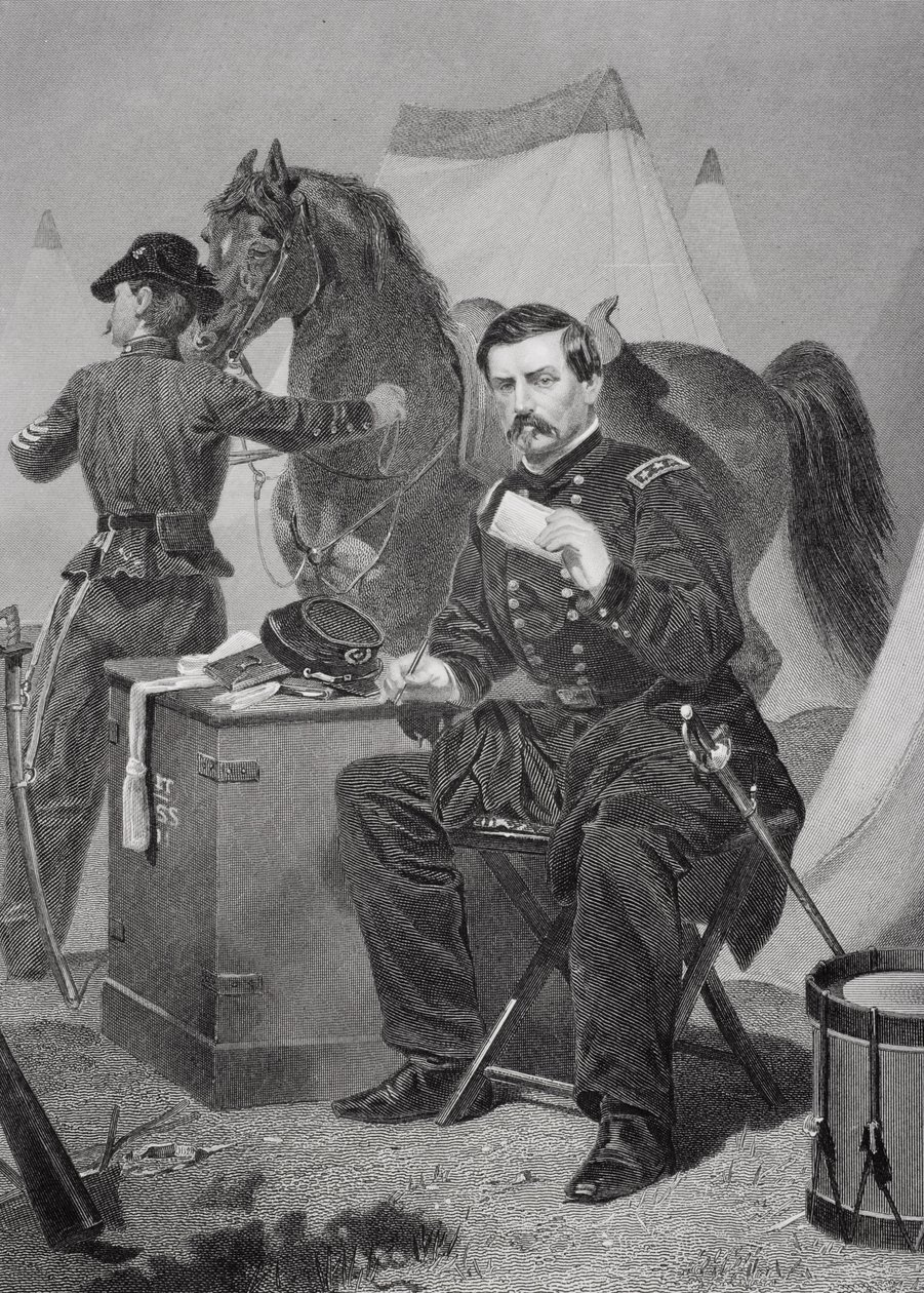 Portrait of George Brinton McClellan by Alonzo Chappel