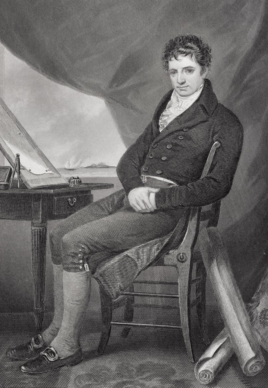 Portrait of Robert Fulton by Alonzo Chappel