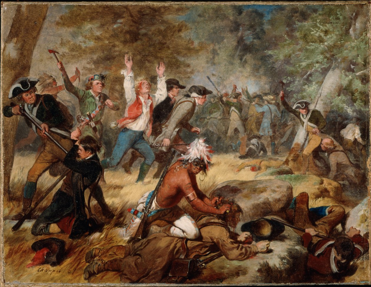 Massacre of Wyoming (Pennsylvania), July 3-4, 1778 by Alonzo Chappel