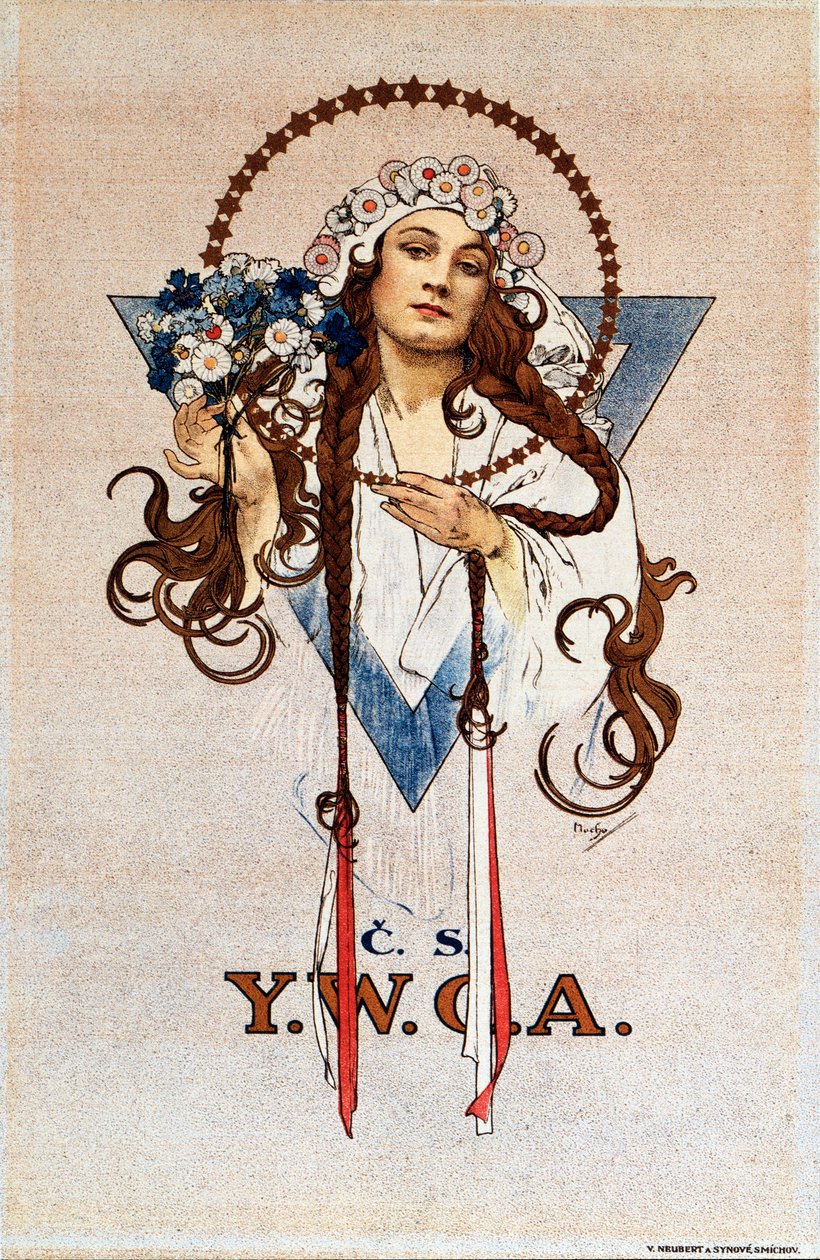 Czechoslovak YWCA Poster for the Young Women