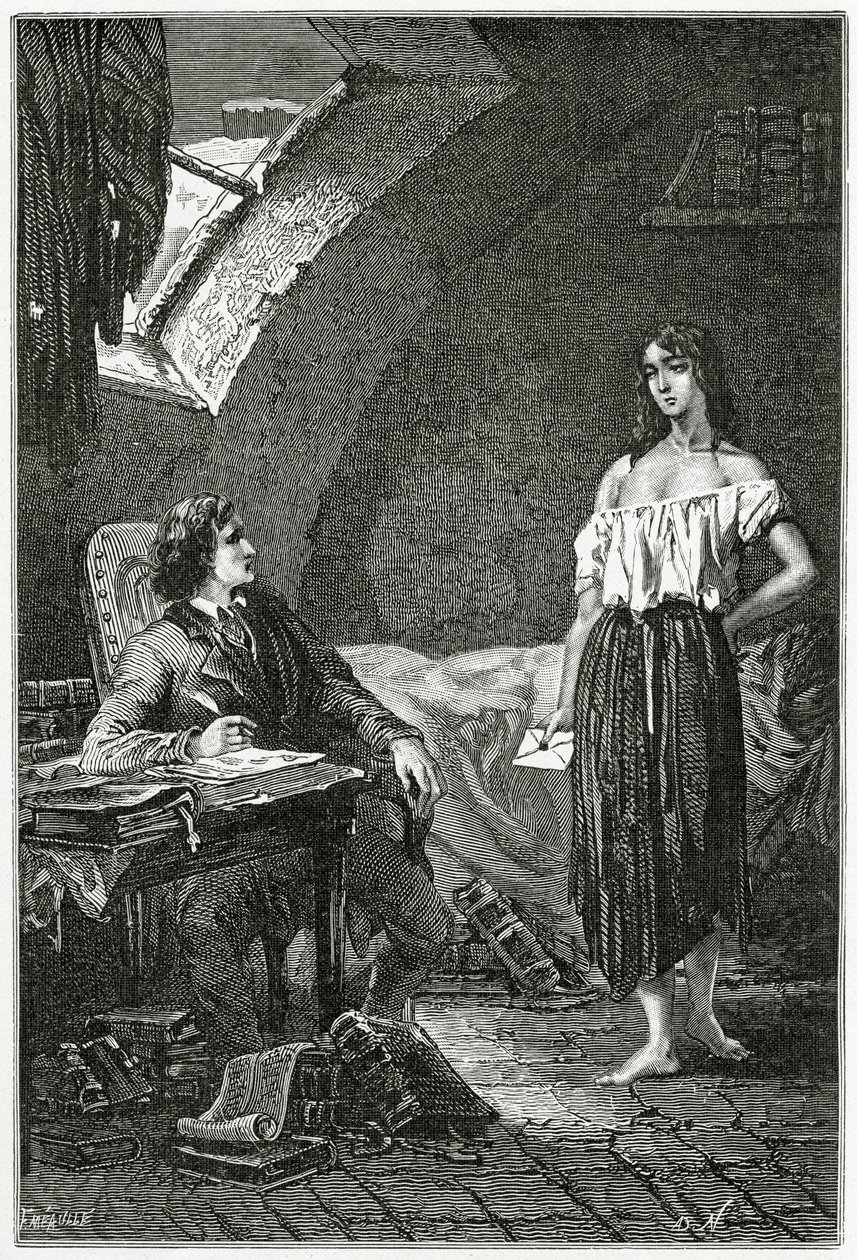 Illustration from Les Misérables, 19th Century by Alphonse Marie de Neuville