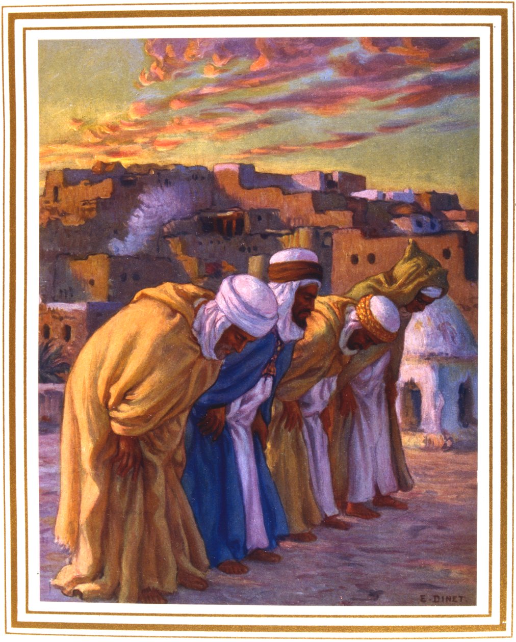 Prayer of Inclination, 1918 by Alphonse Etienne Dinet
