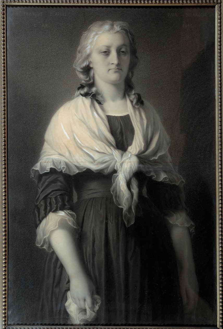 Portrait of Queen Marie Antoinette at the Concierge by Alphonse François